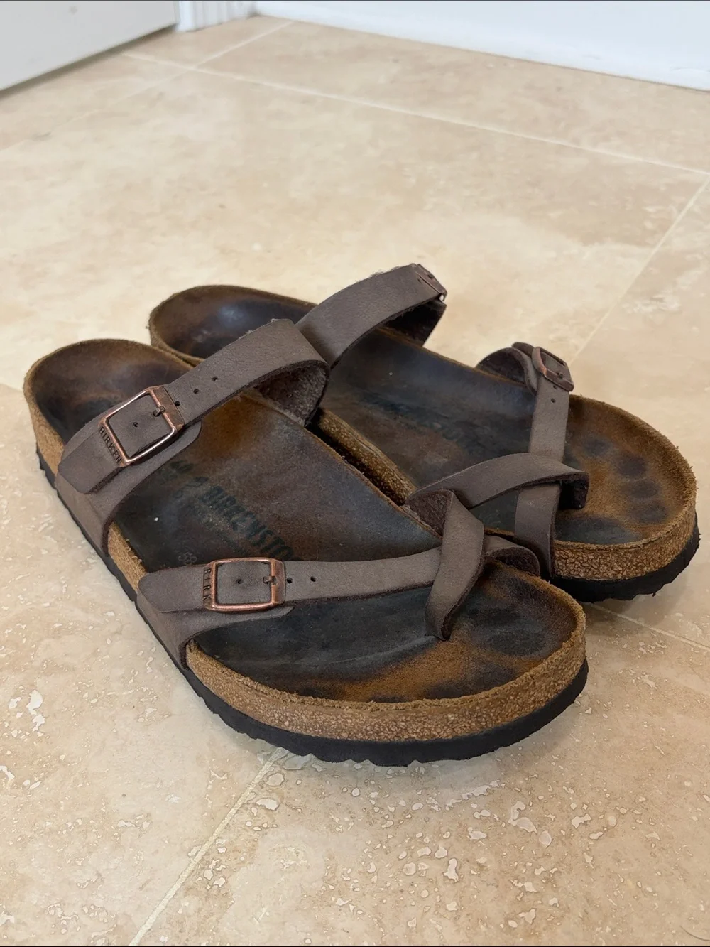 Birkenstock Mayari Brown Womens Sandals Size 9/EU 40